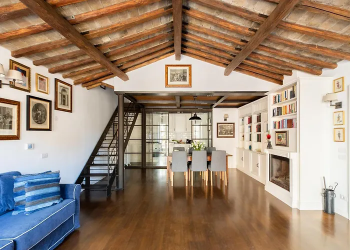 Iflat Charming Terrace Retreat In Trastevere