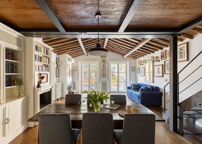 Iflat Charming Terrace Retreat In Trastevere Rom