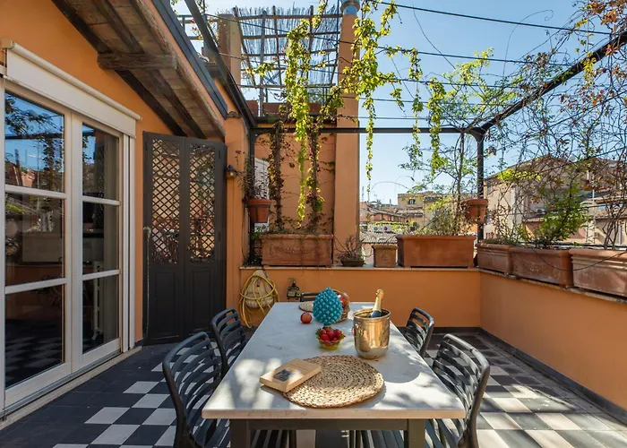 Apartment Iflat Charming Terrace Retreat In Trastevere