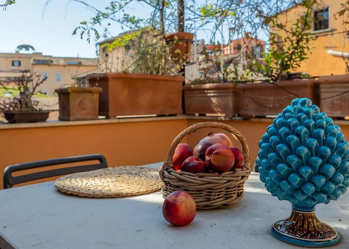 Iflat Charming Terrace Retreat In Trastevere Apartment Rom