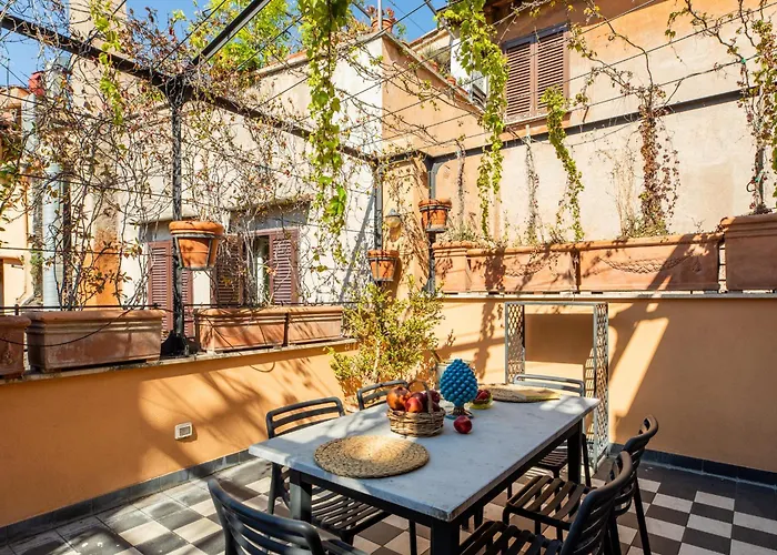 Apartment Iflat Charming Terrace Retreat In Trastevere Rom